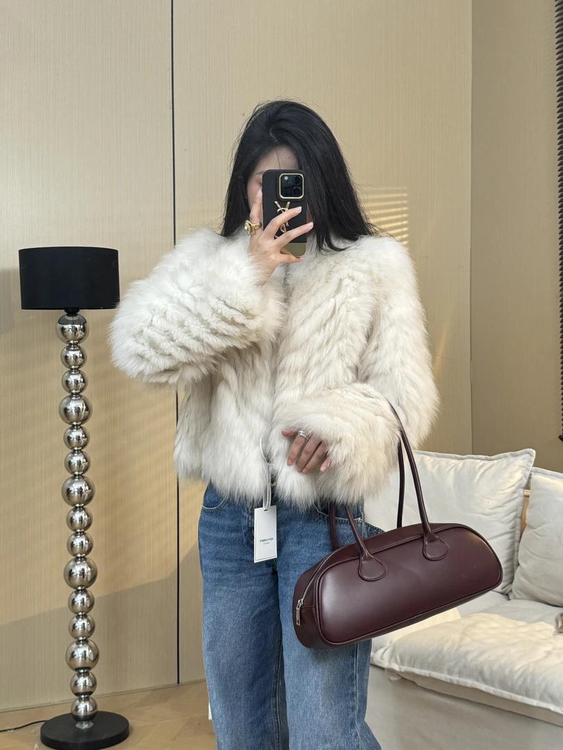 桃喜家2025【柔光香槟】大衣外套冬季女新款