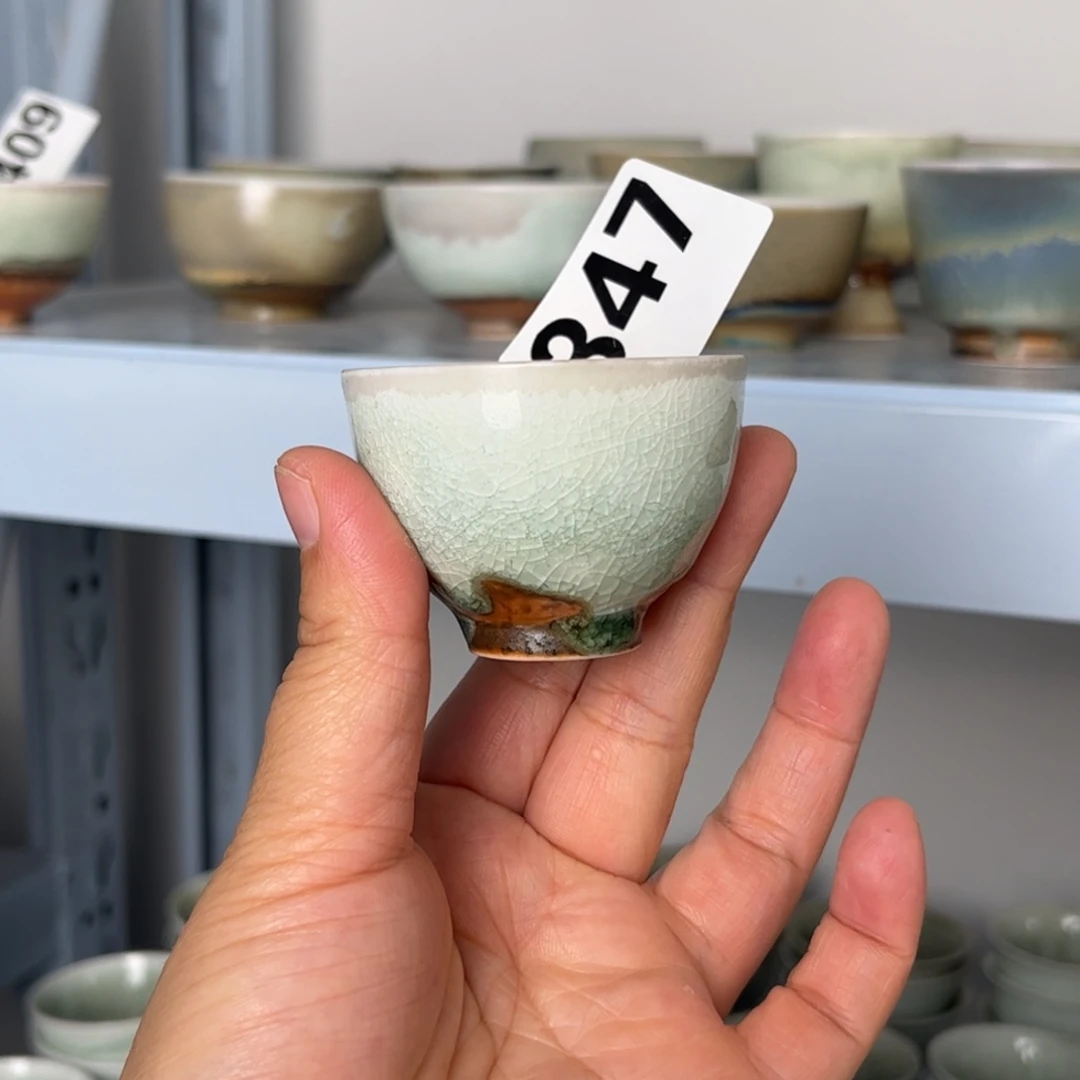 瓷杯子我们观山观水观自在
