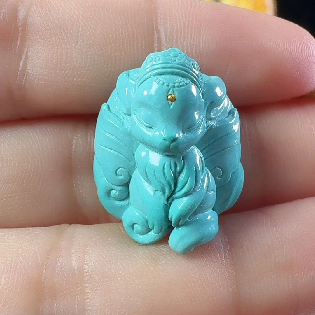 绿松石未镶嵌颈饰