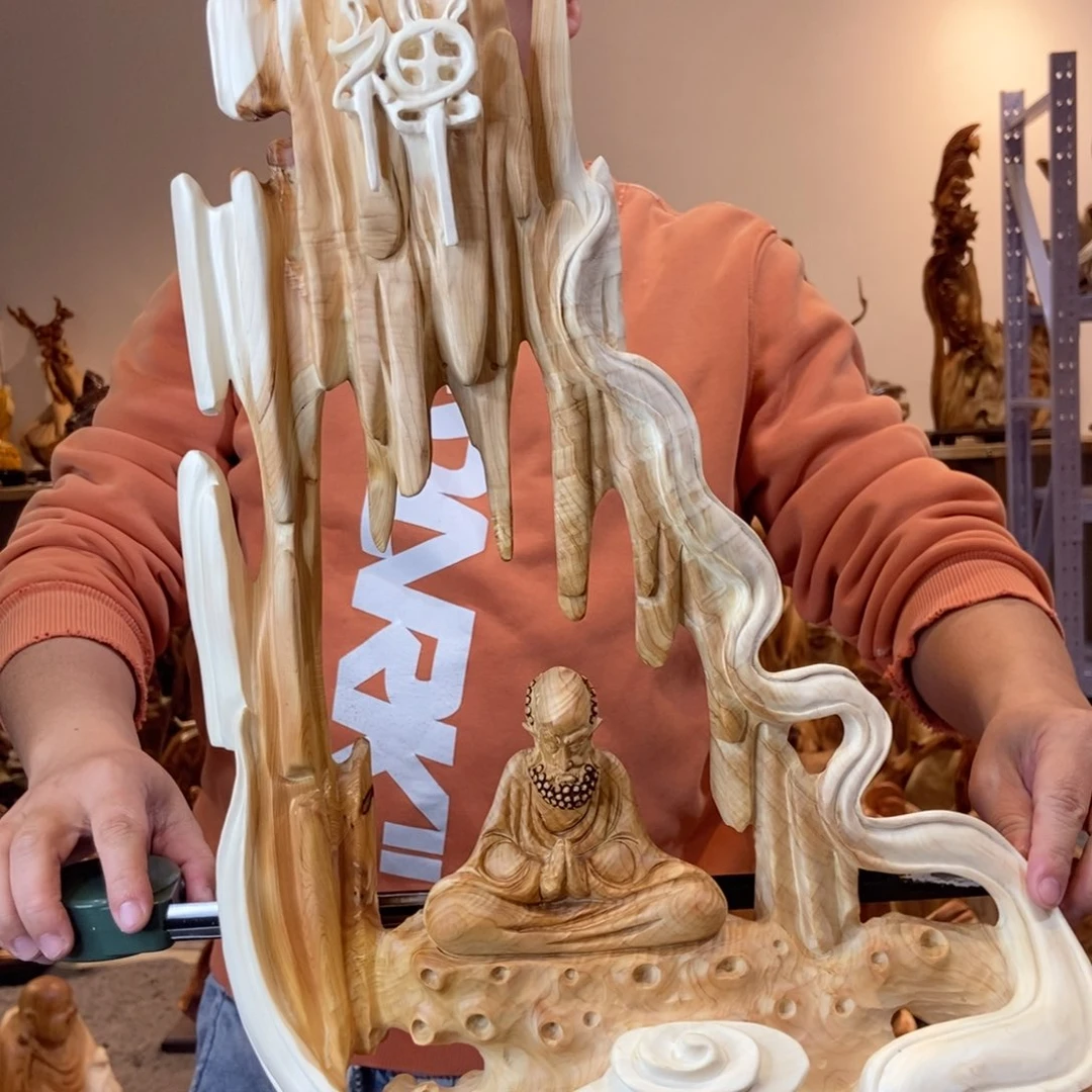 柏木（崖柏）太行崖柏根雕摆件