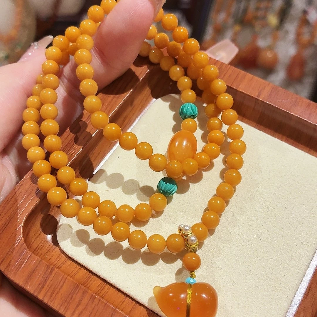 蜜蜡未镶嵌手链手串