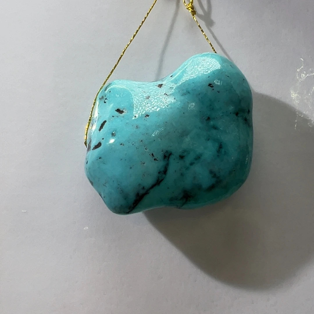 绿松石未镶嵌挂件