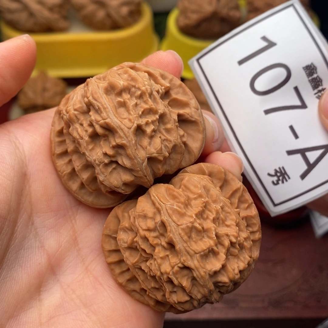 把件文玩核桃白狮子42……