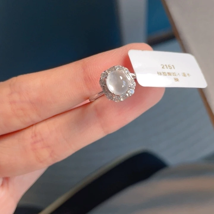 吊坠(不含链)银S925镶嵌翡翠