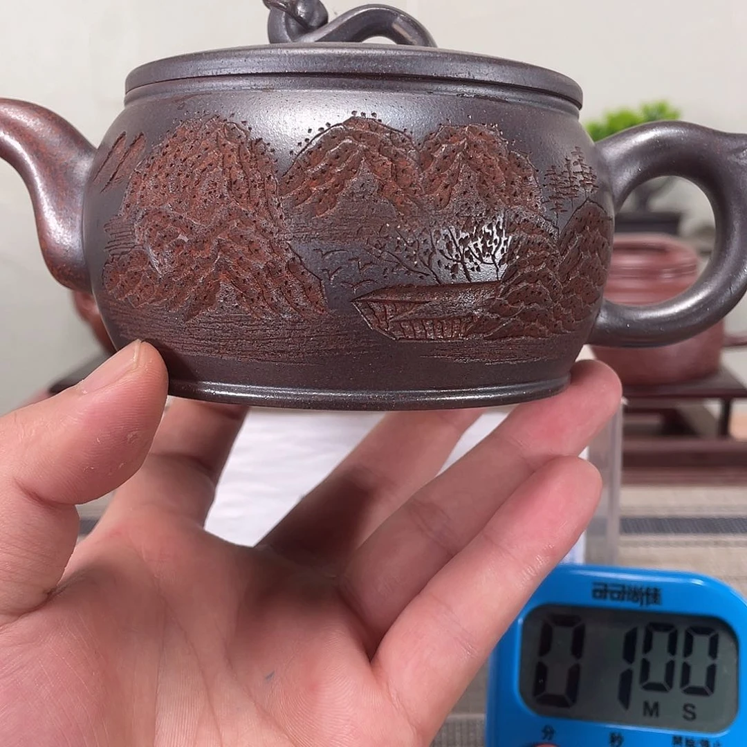 许***松茶壶紫砂微瑕也可以