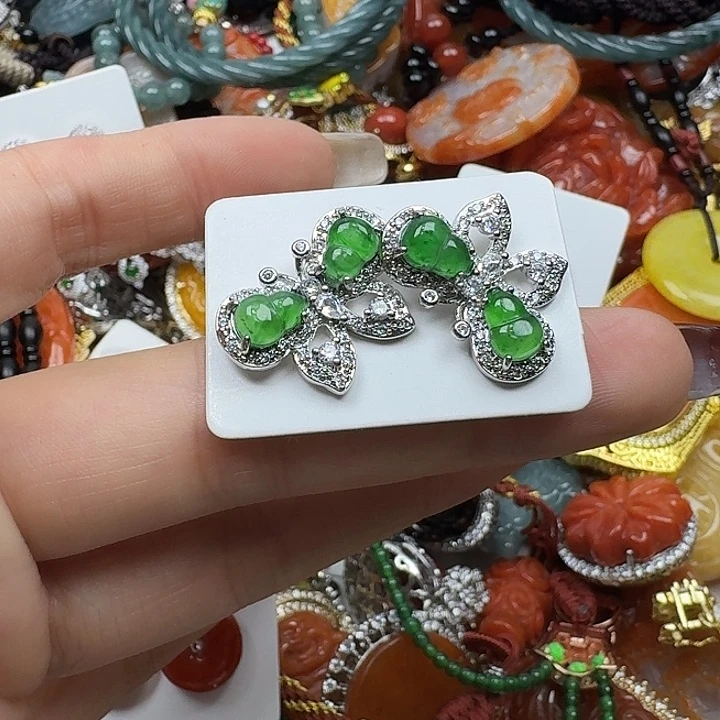 翡翠未镶嵌项链翡翠