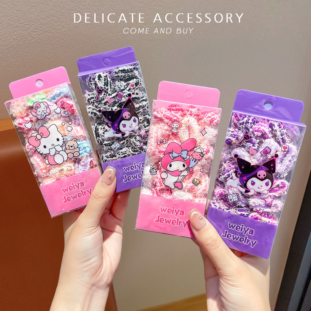 【甜美系】儿童发圈库洛米发绳高弹力扎头发橡皮筋小女孩头绳拇指