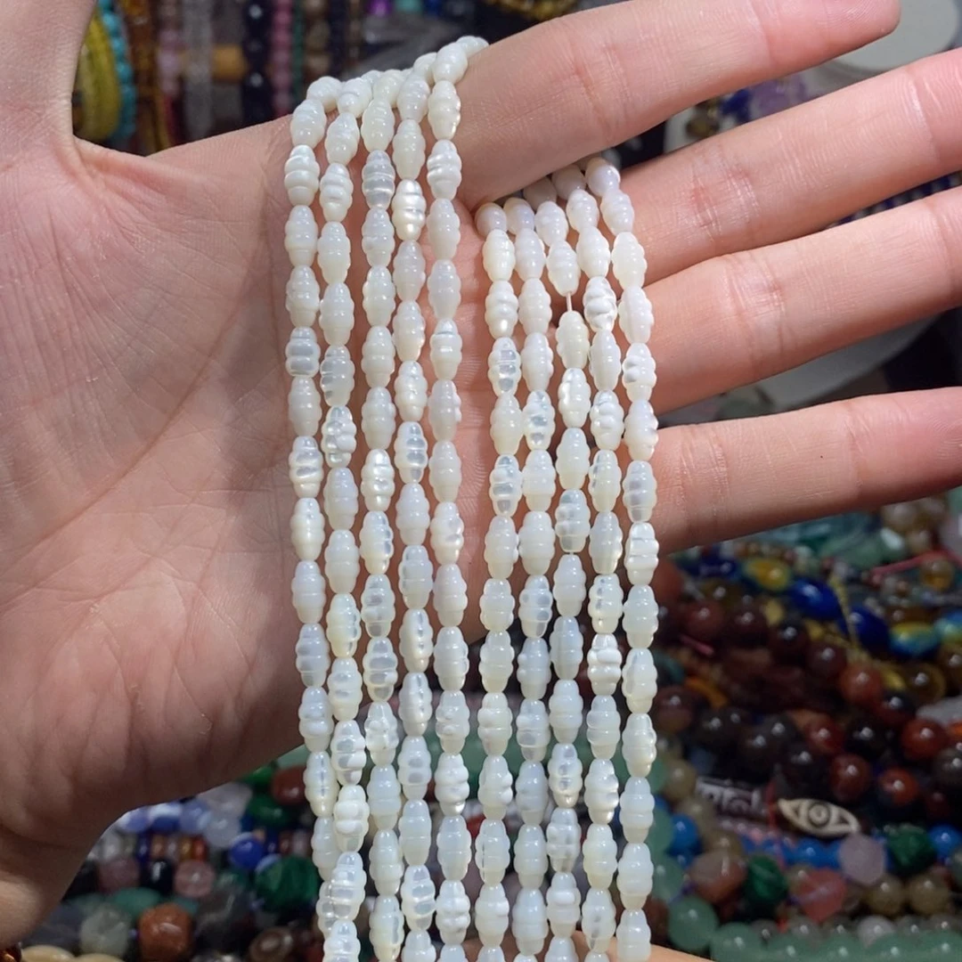 未镶嵌，白蝶贝云朵5mm，石英质玉