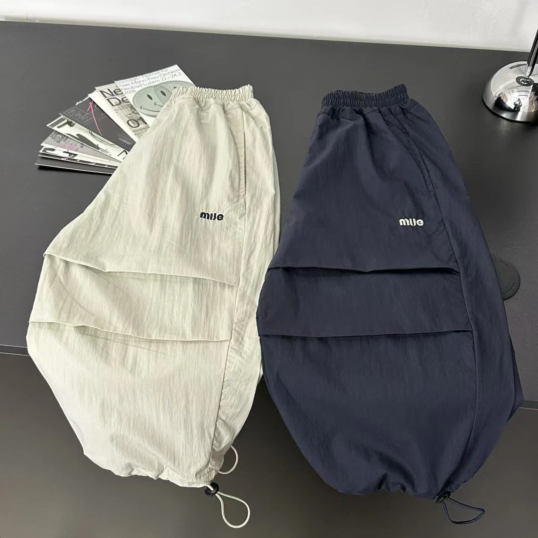 尚恩家【百搭时尚休闲裤】男童夏季轻薄休闲工装裤儿童薄款长裤潮酷