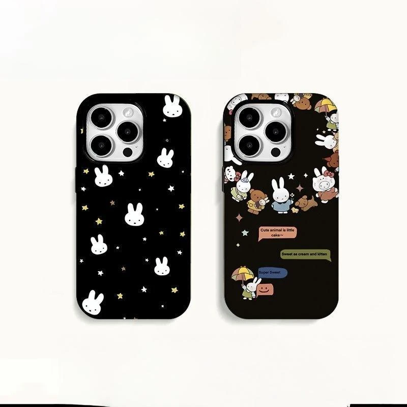 奥菲顿星星米菲兔适用苹果17/16果冻手机壳华为P70vivo小米17oppo