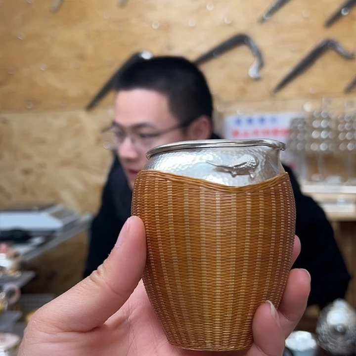 公道杯竹编杯子172克