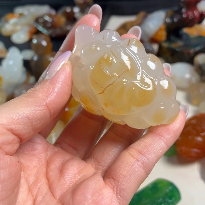 玛瑙/玉髓未镶嵌吊坠(不含链)