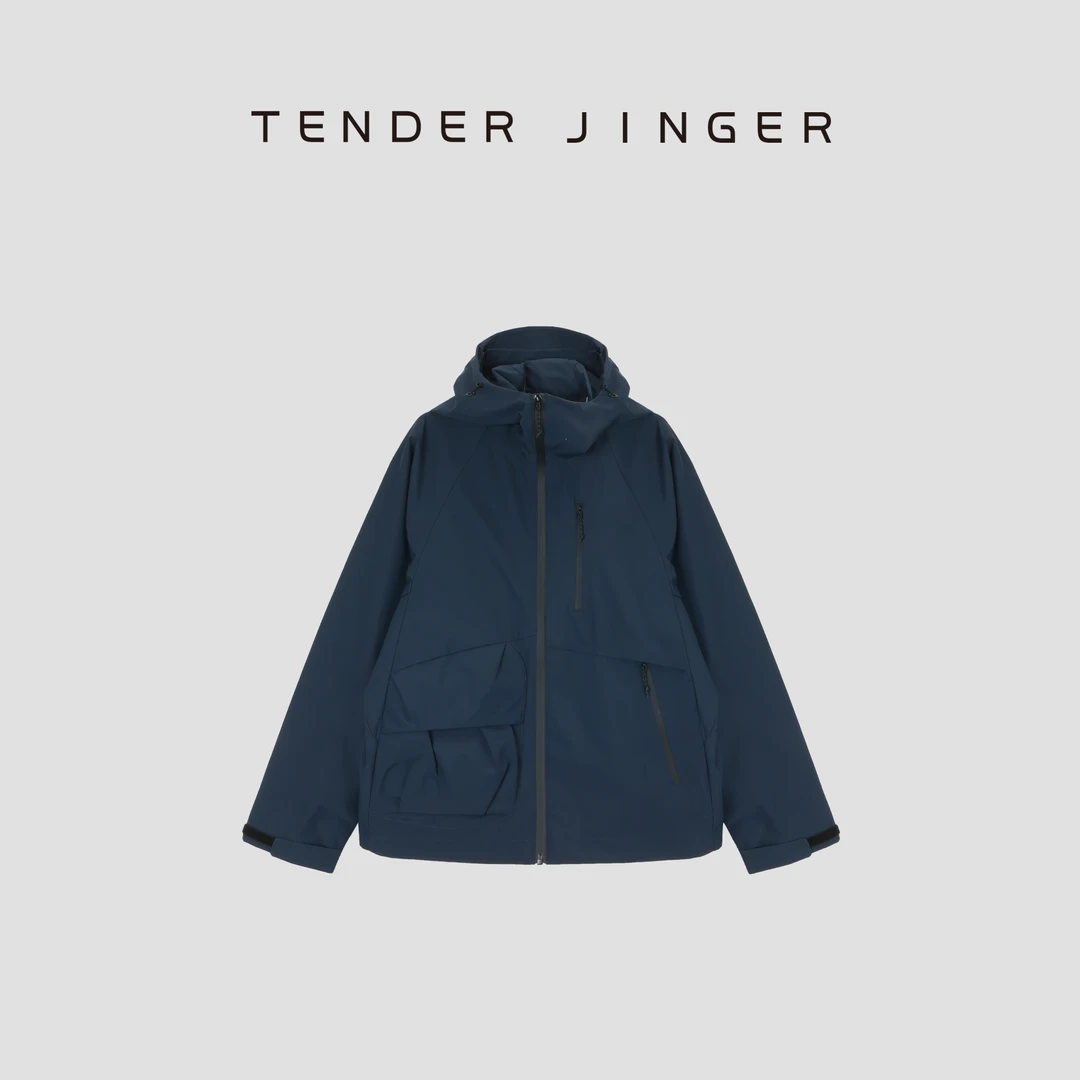 Tender Jinger【山系美学】多口袋带帽冲锋衣夹克T53SHC41307
