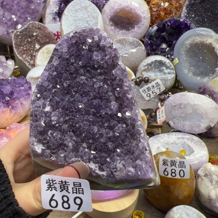 未镶嵌大型摆件（非配饰）紫晶689