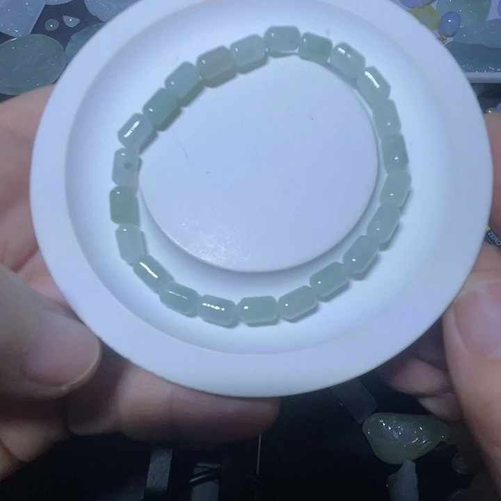 翡翠散珠缅甸翡翠手串