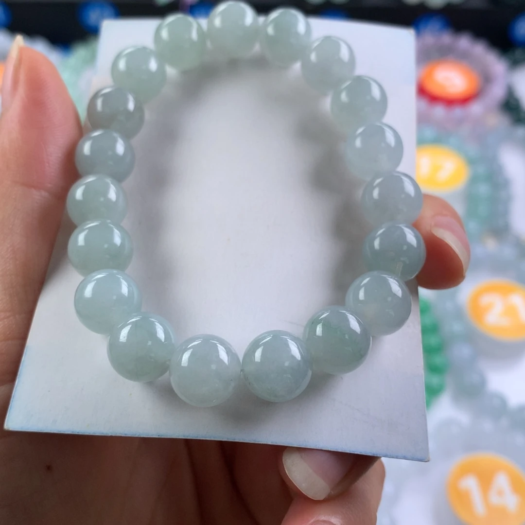 未镶嵌手链翡翠卡10.2