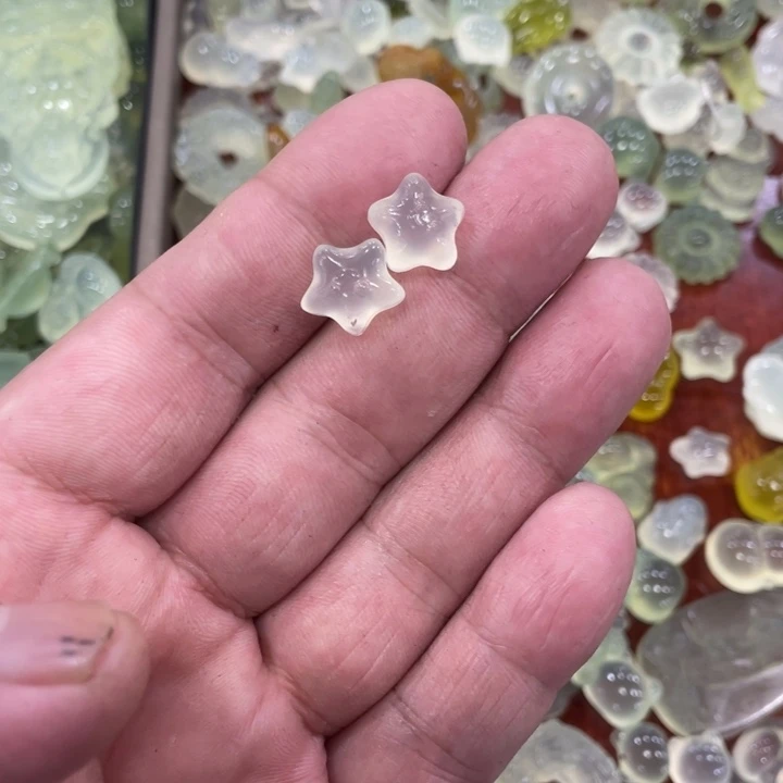 蛇纹石玉合金颈饰