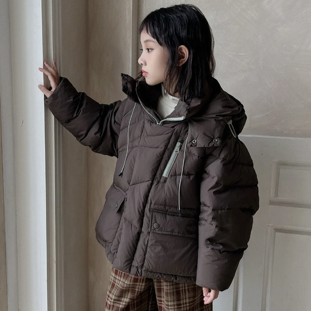 56085高端潮流时尚童装休闲百搭鸭外套D区