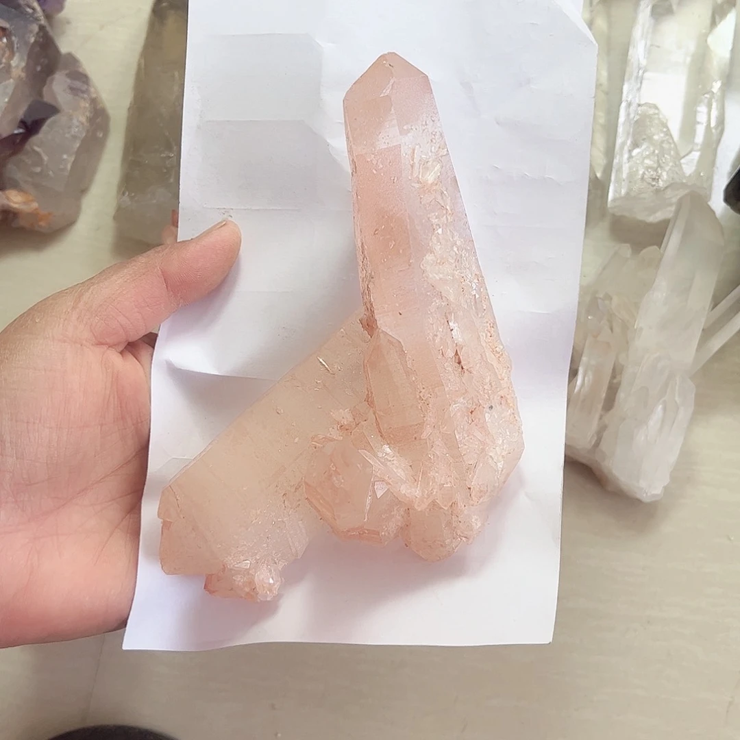 水晶天然水晶原石簇未镶嵌s****.