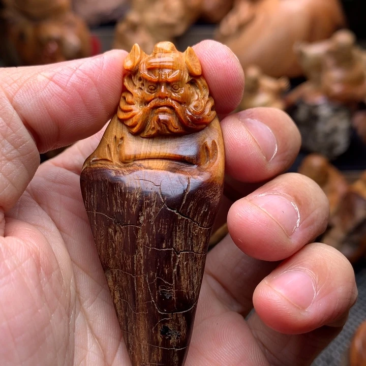 柏木（崖柏）崖柏陈化手把件