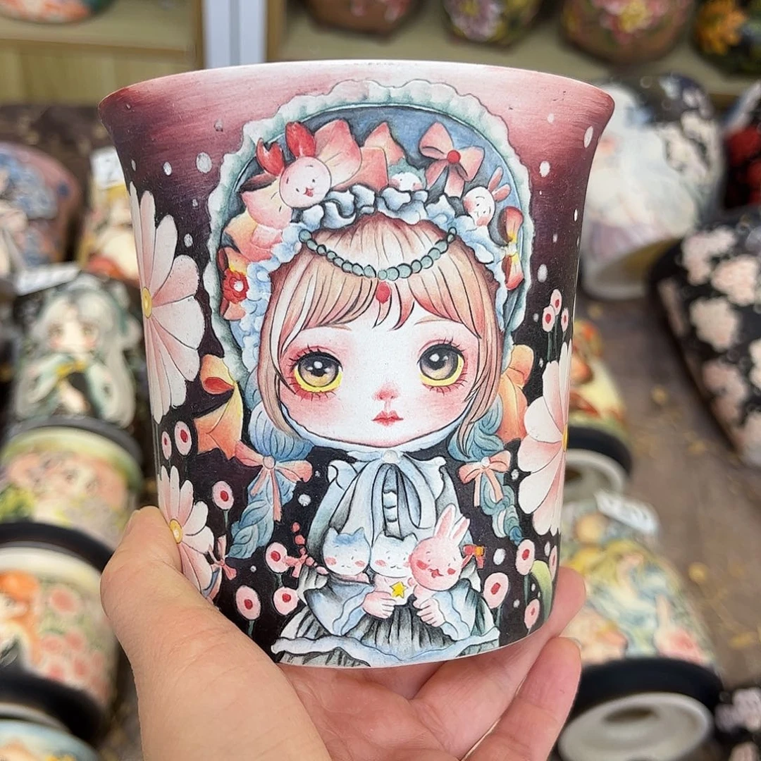 景德镇炫彩手绘口12.5