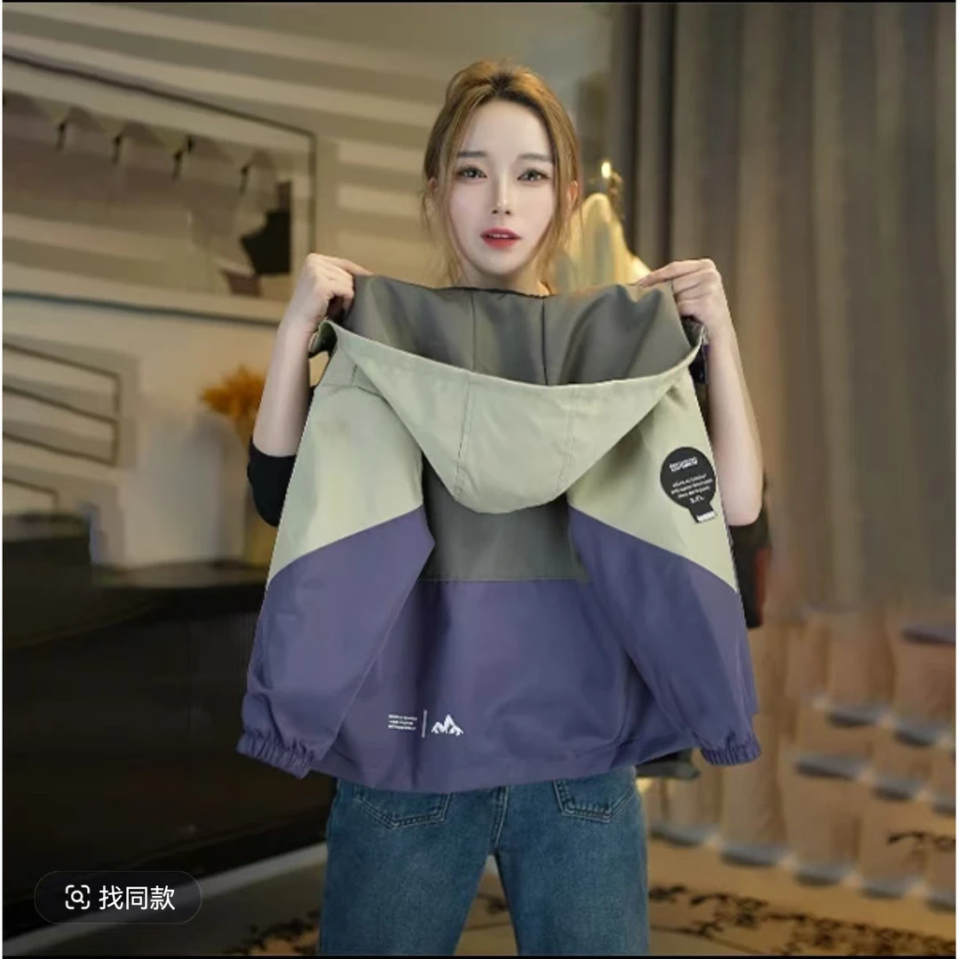 男童秋装外套2025新款秋季冲锋衣中大儿童男孩春秋款酷帅气时髦潮