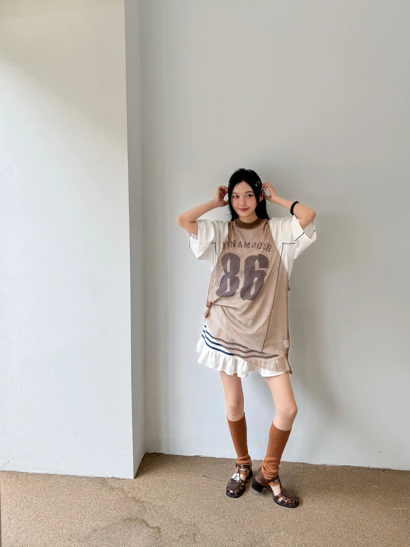 ANNAMOOER•设计师品牌网眼背心AM72B09