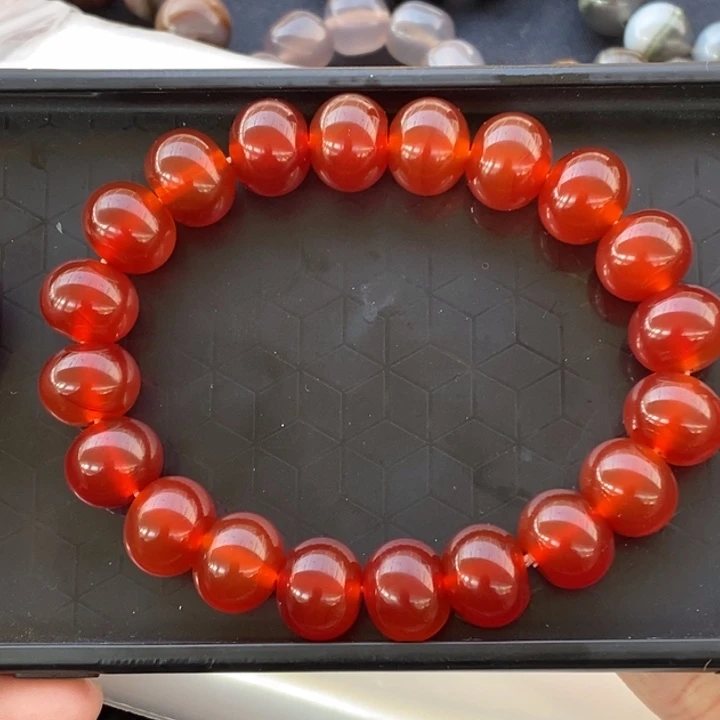 玛瑙/玉髓手串未镶嵌羊*