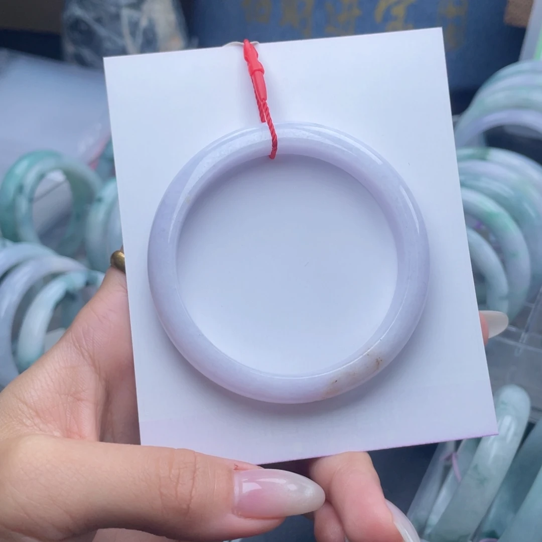 翡翠未镶嵌手镯56.8圈