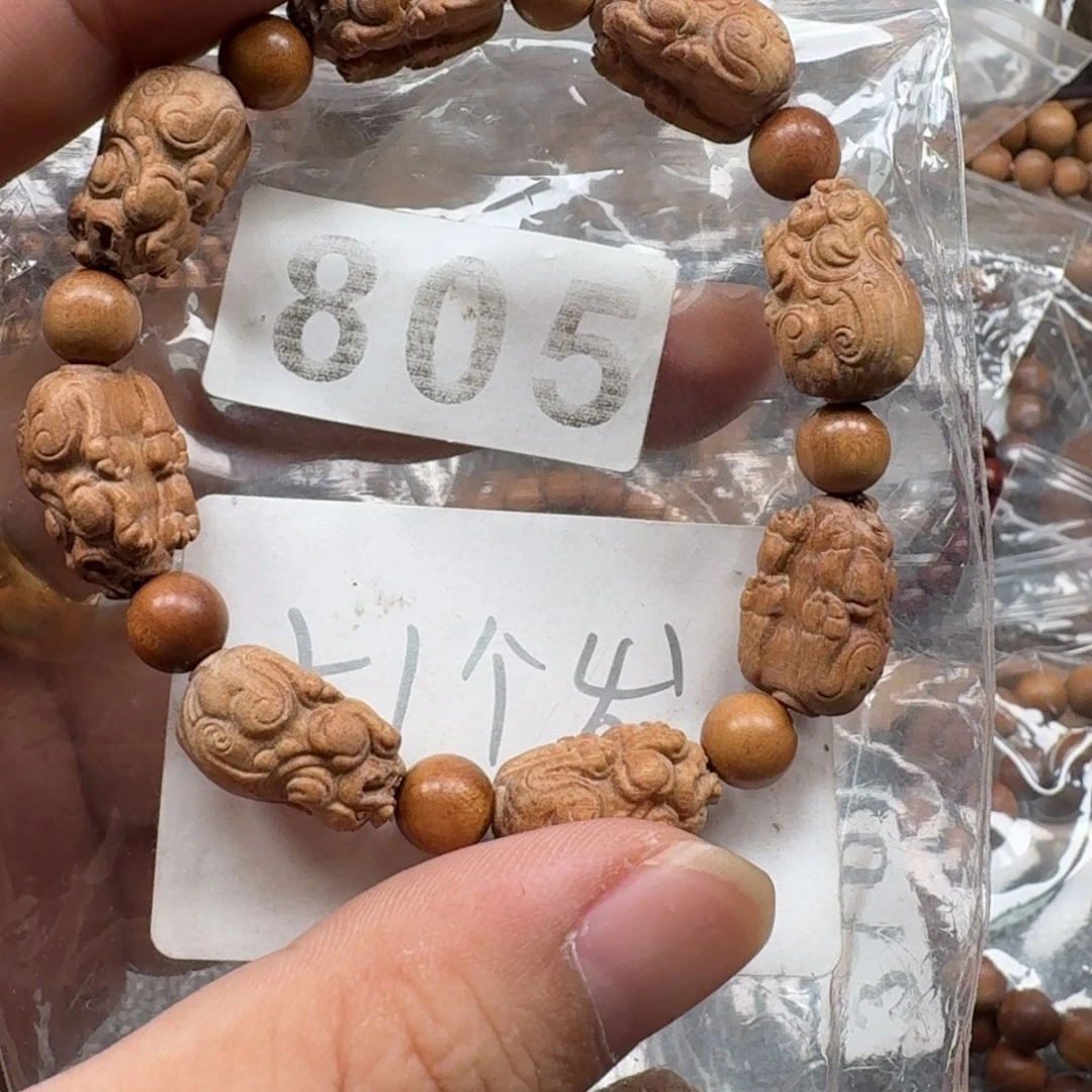 檀香木其他印度老山貔貅手串1条