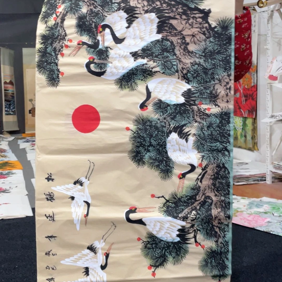 国画国画作品画心一张