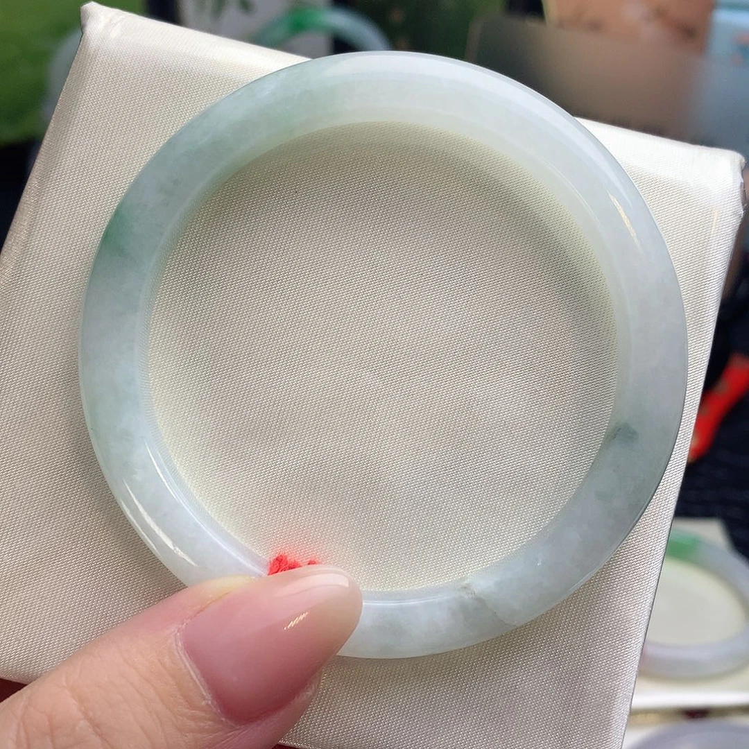 翡翠未镶嵌手镯55.9