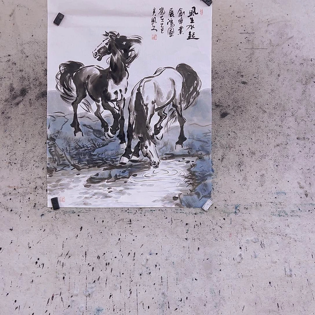 W****国画三尺100x50cmcm