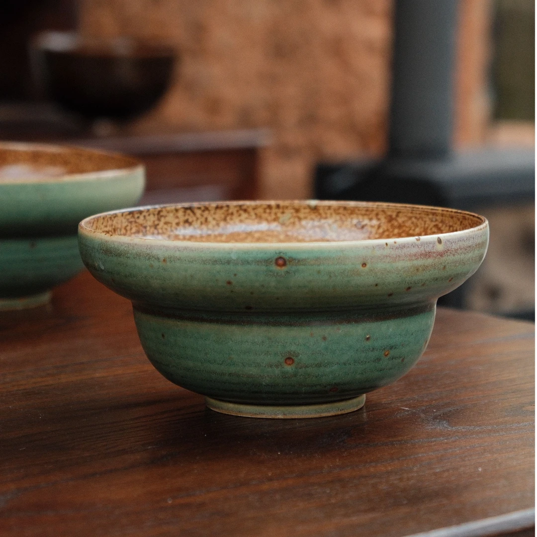 春盛古陶葫芦碗  待用