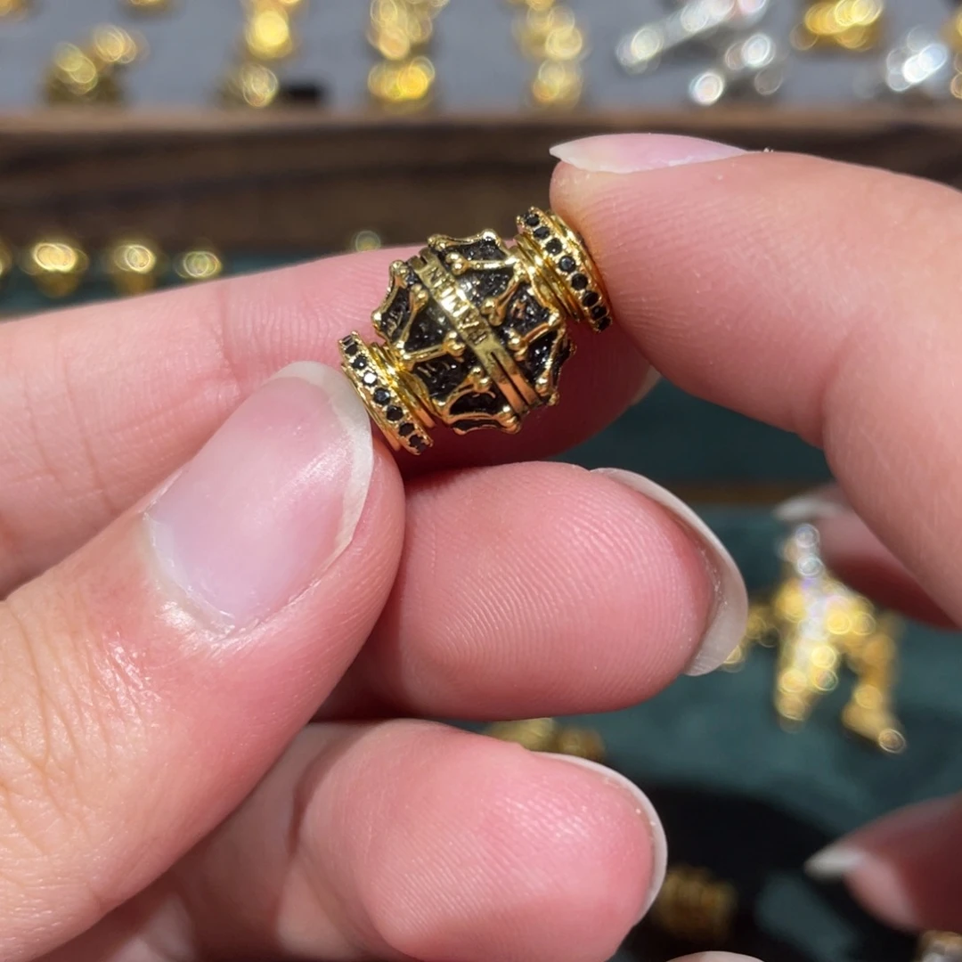 12尺寸梵金古珠轴一套