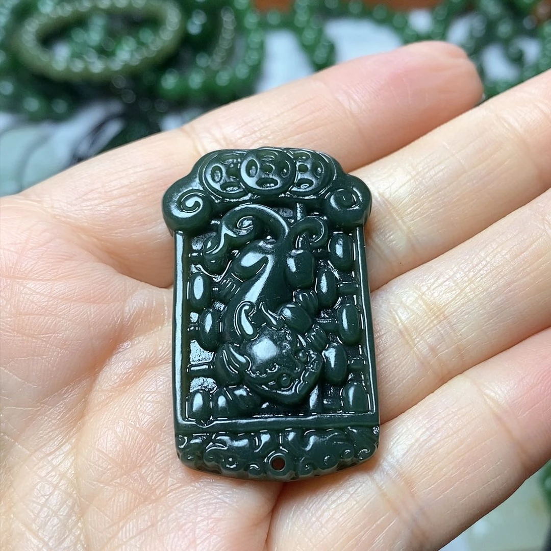 吊坠(不含链)未镶嵌和田玉