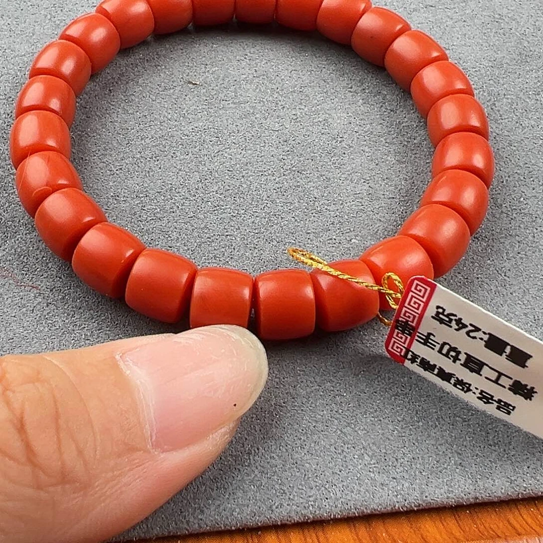 南红玛瑙手串未镶嵌