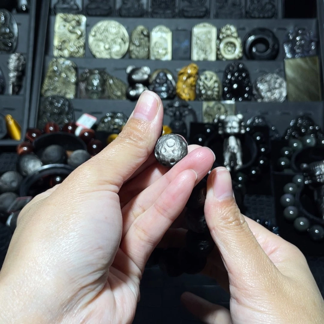 黑曜岩珠宝奇石未镶嵌星****间补差价