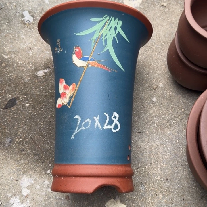 紫砂花盆特价秒杀