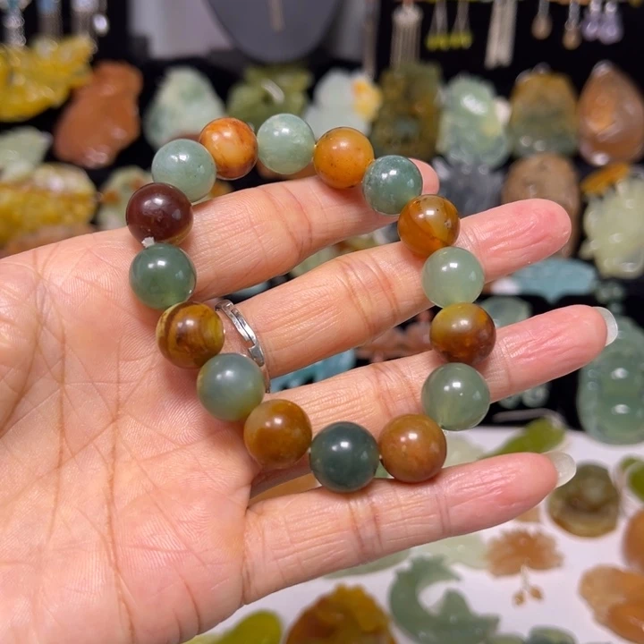 蛇纹石玉未镶嵌吊坠(赠链)