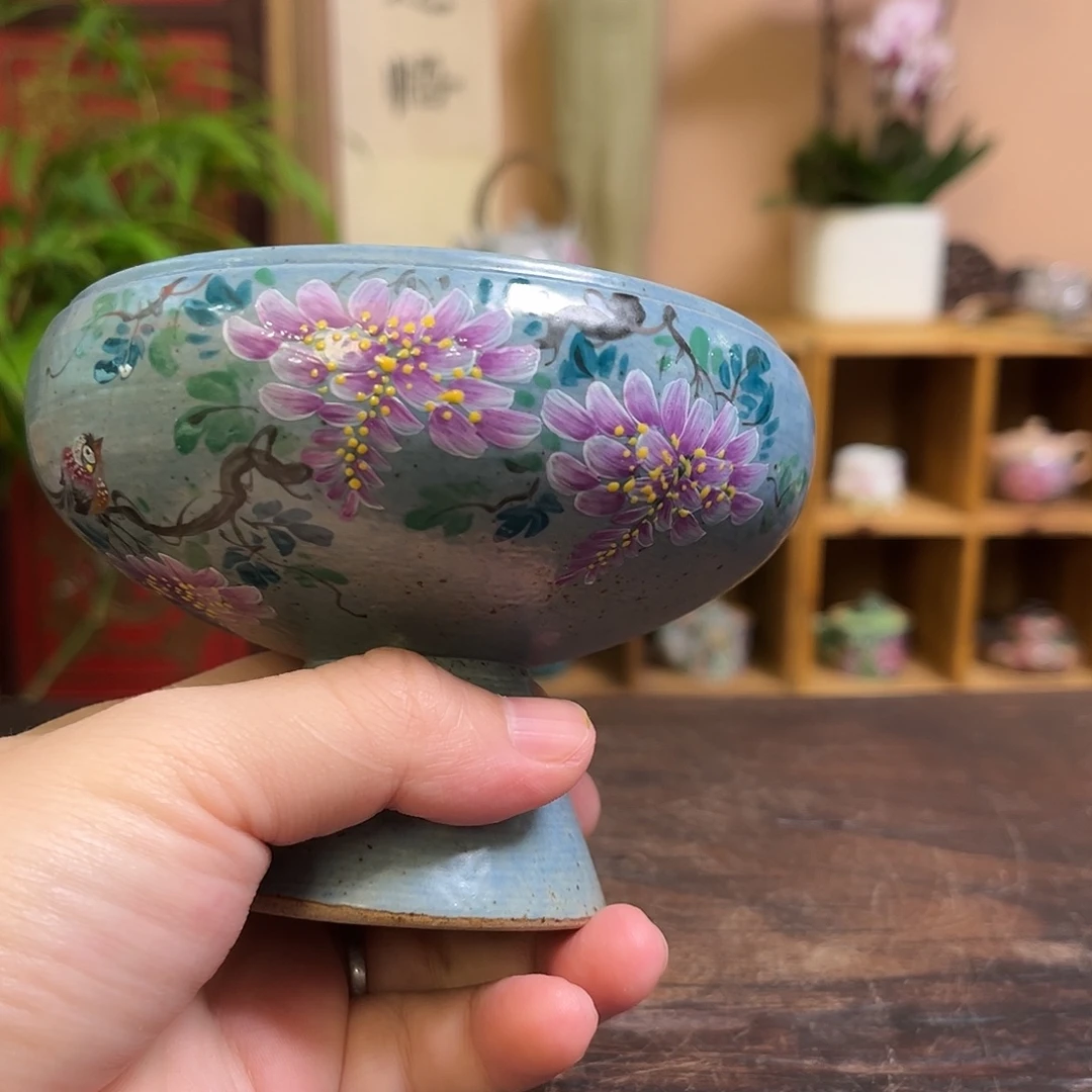 柴烧手工手绘陶瓷