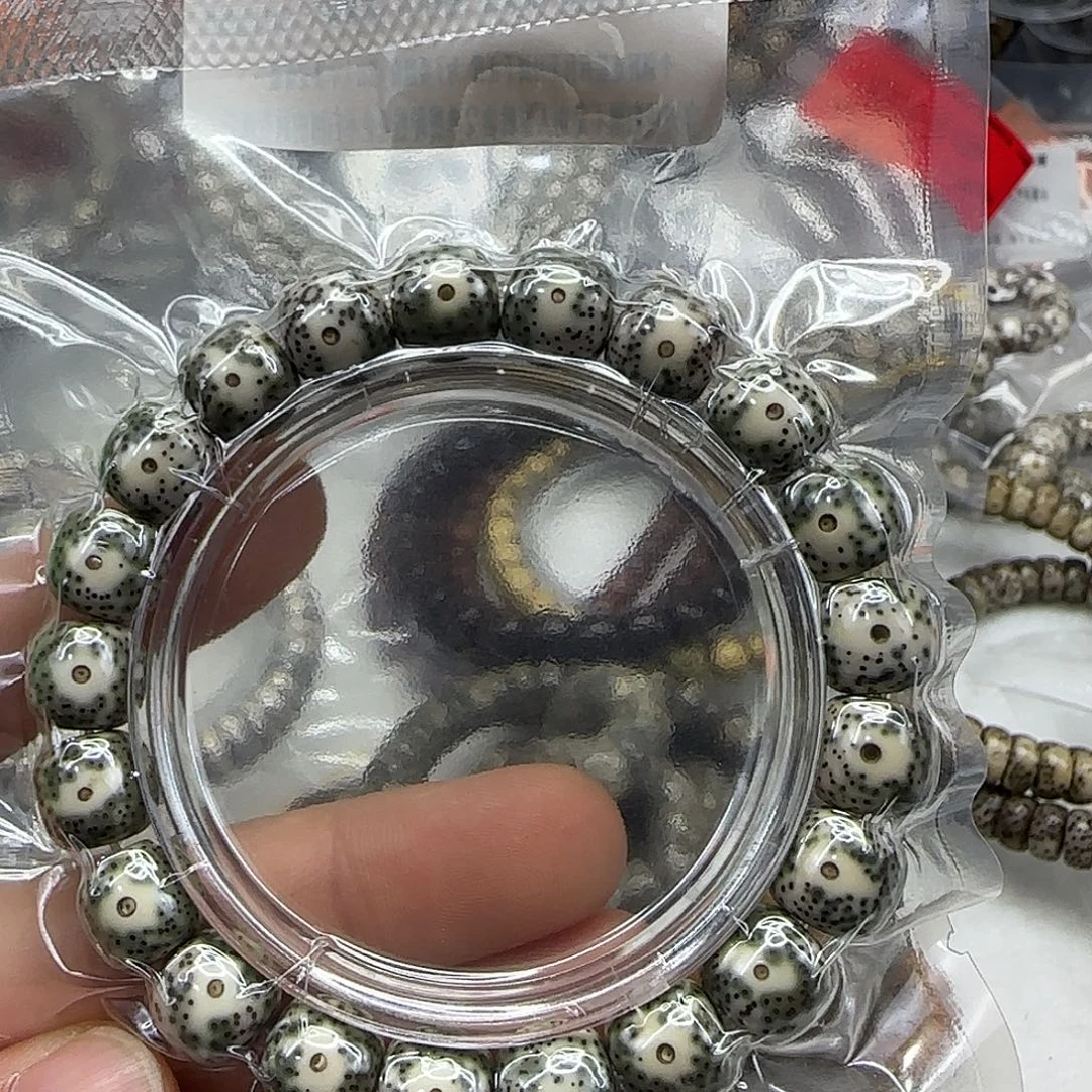 星月菩提手串204殿堂卡姿兰青花大眼睛星月菩提11单圈