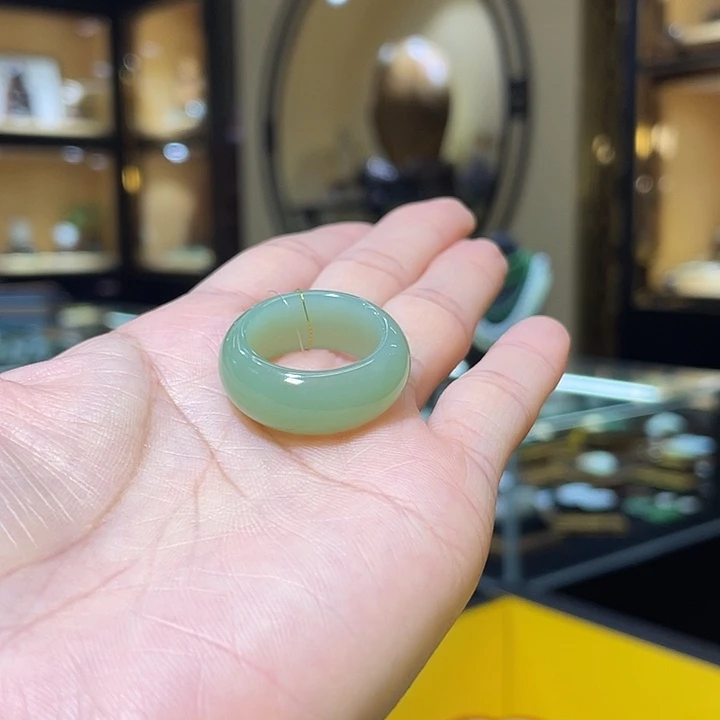 未镶嵌戒圈和田玉17#