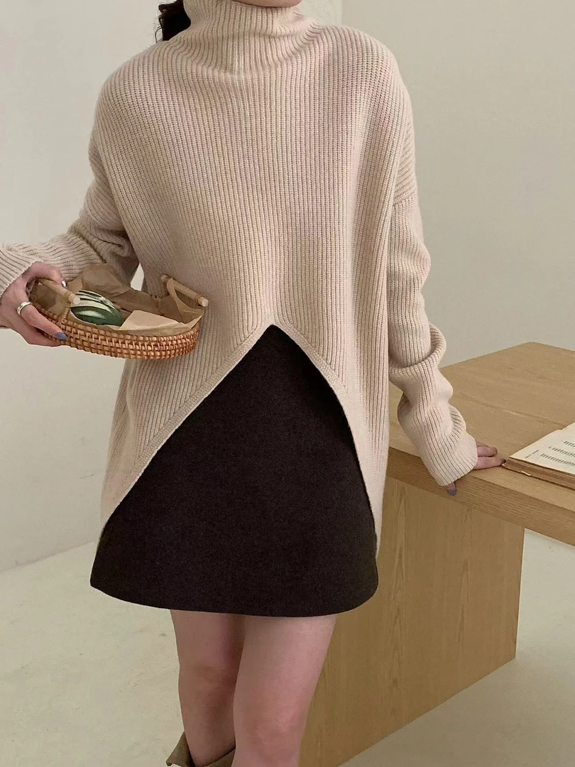 【618活动】造型感长袖针织衫     A648