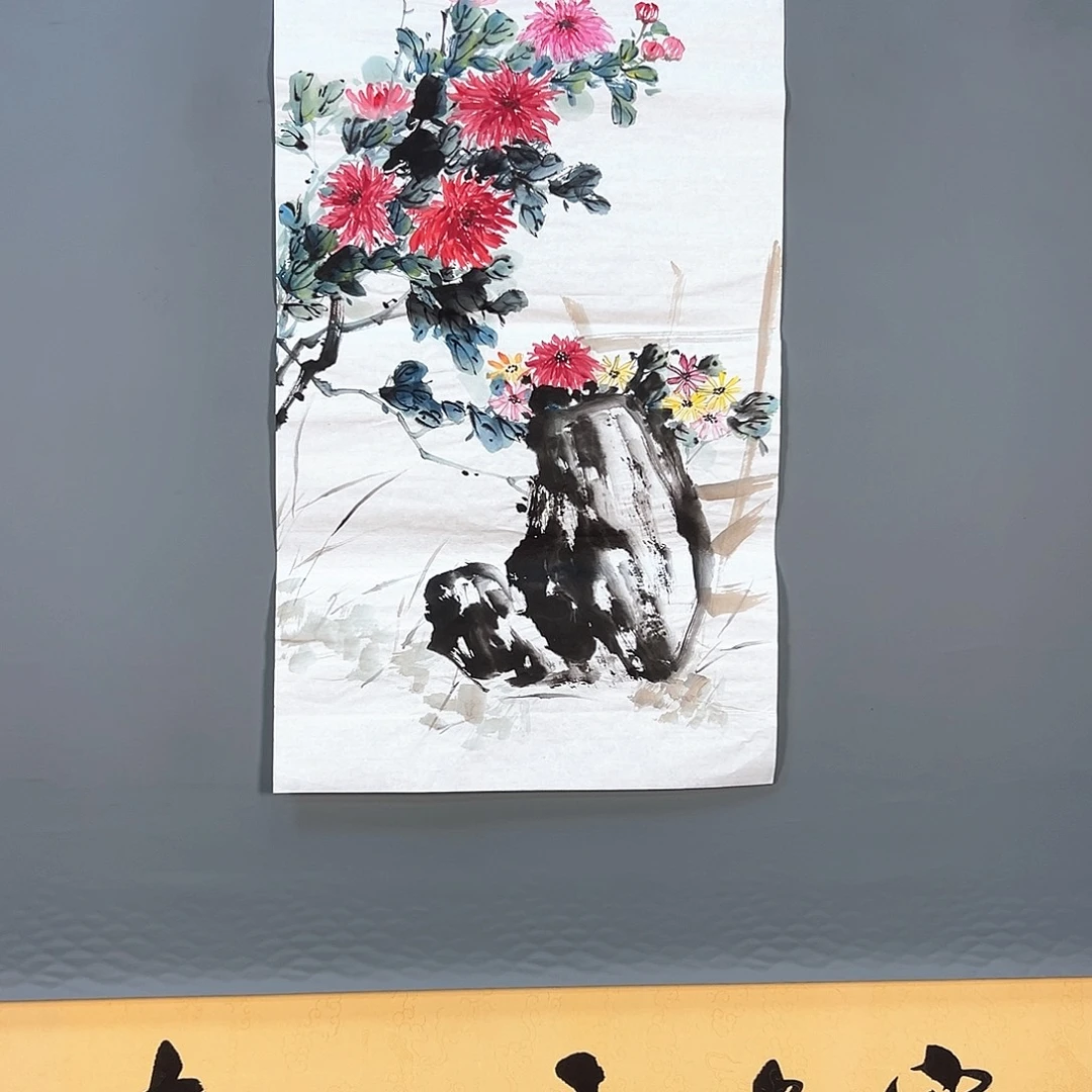国画411 花鸟和蝴蝶在这里