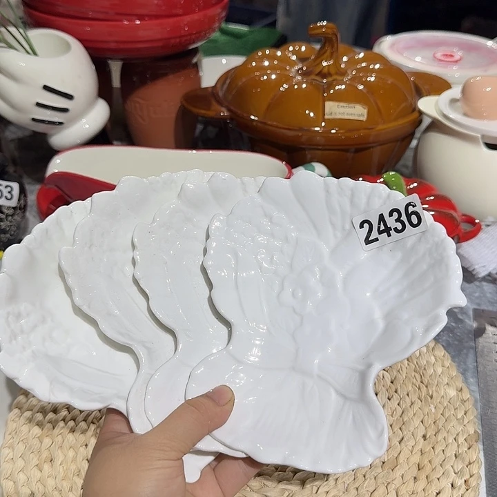 瓷片微瑕陶瓷满15包邮2436