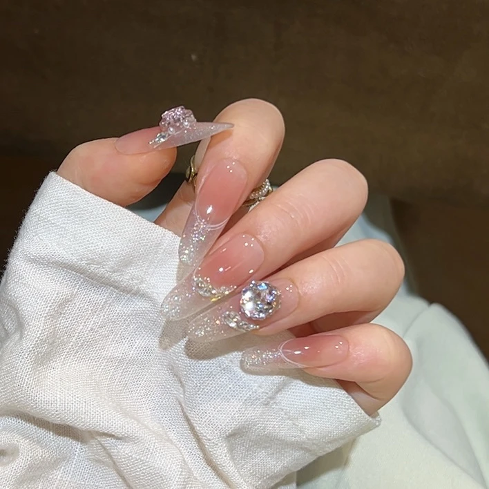 【夏日缤纷】纯手工制作可拆卸穿戴甲10片