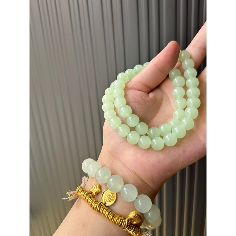 【匠心甄选】工艺珍藏项链-053苹果绿项链10m