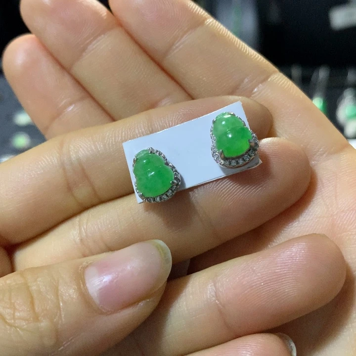 翡翠银S925镶嵌戒指