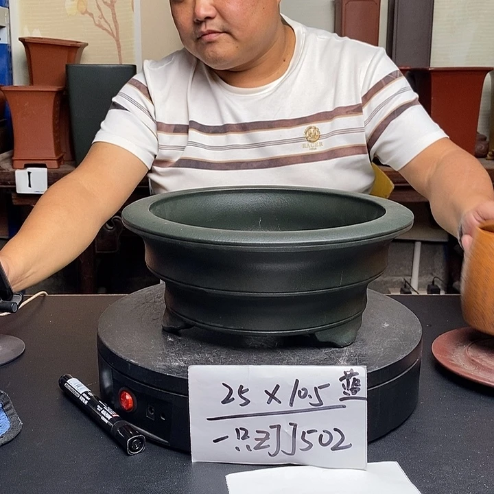 紫砂花盆货号一只ZJJ502